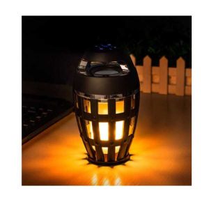 Επαναφορτιζόμενο Ηχείο Bluetooth με Led Φλόγα