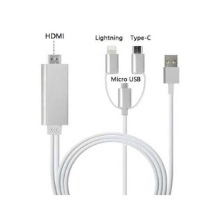 Kαλώδιο Hdmi με Usb και Τype-C
