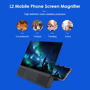 Μεγεθυντικός Φακός με Διπλό Ηχείο Bluetooth