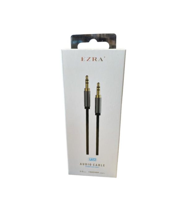 Καλώδιο 3.5 mm Jack σε Jack EZRA 1.5m Black